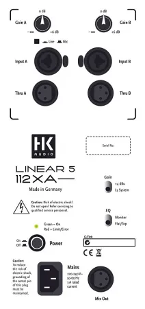 Купить HK AUDIO L5 112 XA по выгодной цене в Москве